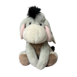 Disneyland Gund Sitting Baby Eeyore Winnie The Pooh Plush Stuffed 11" NWT